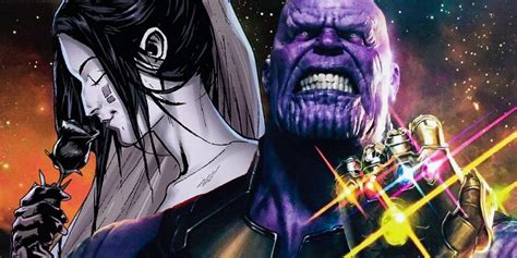 Thanos Révèle La Dernière Tournure De Son Amour De La Mort Crumpe