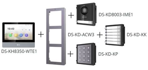 Hikvision Ds Kd Ime B S Europe Bv Ip Modul Intercom X Button