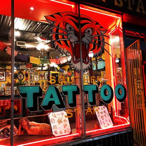 Terrific Tattoo Shop Decor And Framing For Flash Art