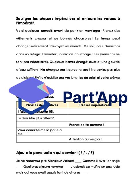 Part App Exercices Types De Phrases