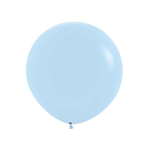 Globos De L Tex De Cm Pastel Mate Azul Globodeco Es