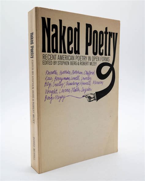 Poetry Naked Poetry Recent American Poetry In Open Forms By Stephen Berg Robert Mezey