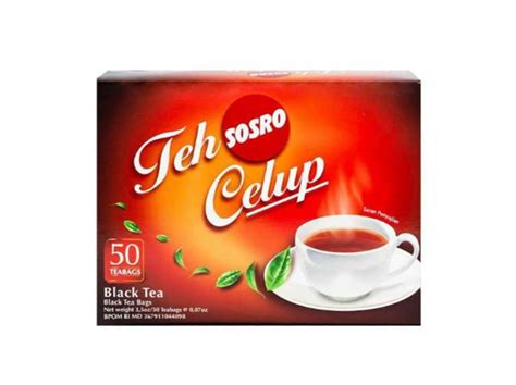 SOSRO Teh Celup Hitam 50 Kantung Celup Lazada Indonesia