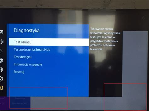 Samsung UE65JU6000 skośne szare linie na ekranie widoczne w