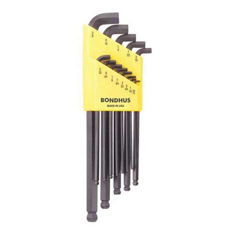 Bondhus Piece Sae L Shape Hex Key Set Zoro