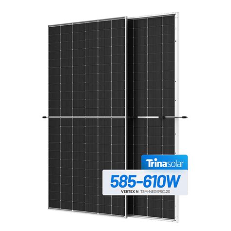 Trina Solar Panels 585Watt 590Watt 600Watt 610Watt Bifacial Mono Solar