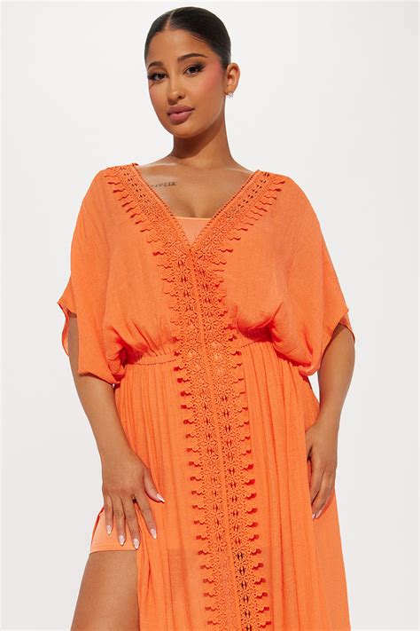 Skylar Kaftan Maxi Dress Orange Fashion Nova Dresses Fashion Nova