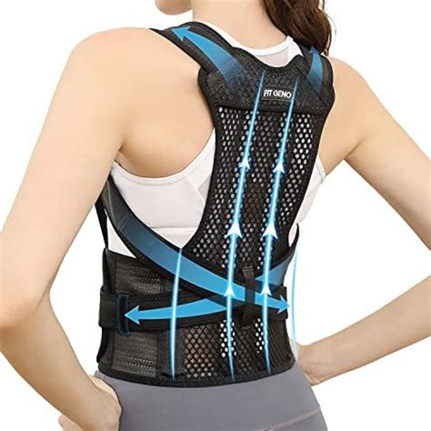 سعر Fit Geno Back Brace And Posture Corrector For Women And Men