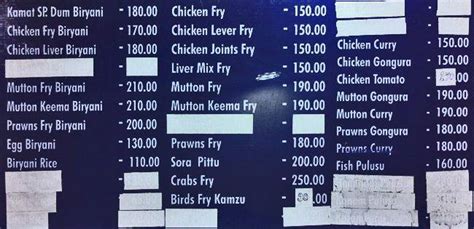 Kamat Restaurant Menu, Menu for Kamat Restaurant, MVP Colony, Vizag ...