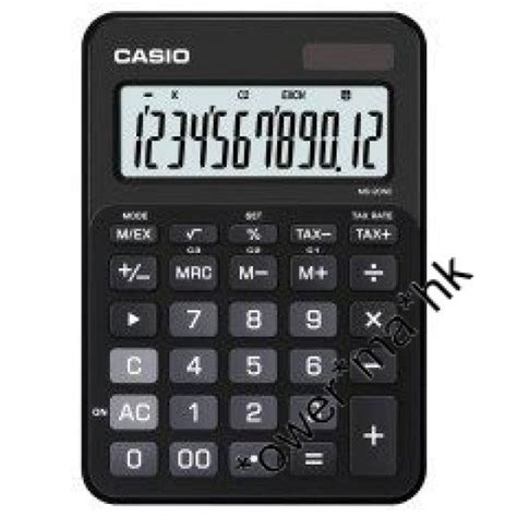 Casio Ms Nc Bk Calculator Black