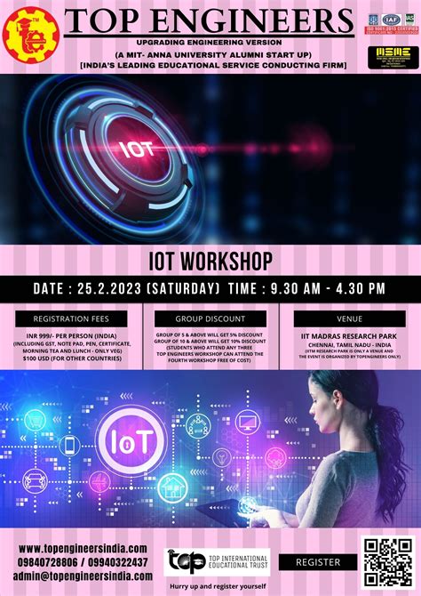 Iot Workshop 2023 Top Engineers Workshop Chennai