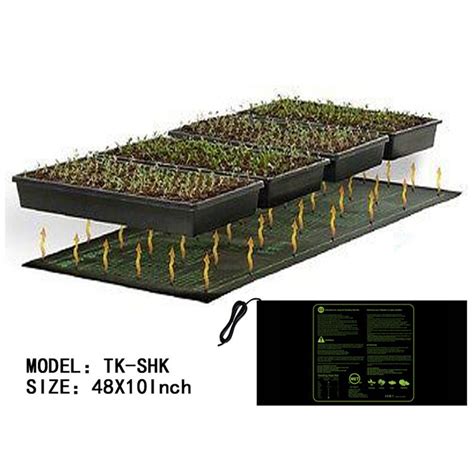 Seedling Heating Mat 50x25cm Waterproof Plant Seed Germination Propagation Clone Starter Pad