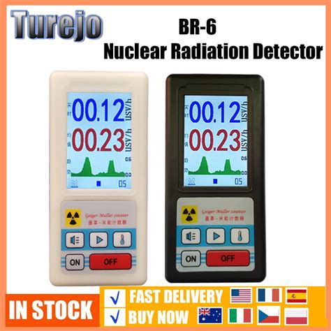 Detector de radiación Nuclear BR 6 dispositivo con pantalla de