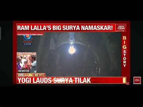 Ram Lalla Suriya Tilak Ayodhya YouTube