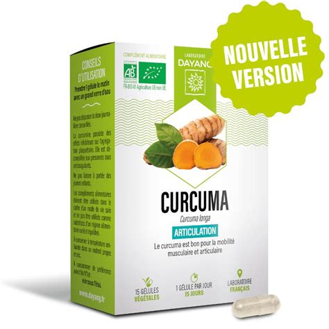 Curcuma bio sphère articulaire 15 gélules DAYANG