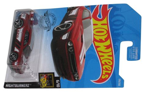 Hot Wheels Nightburnerz Red Dodge Challenger Drift Car