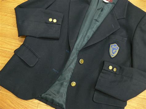 制服市場 通信制 6069 《クラーク記念国際高校》紺系ブレザー制服冬セット サイズ160a