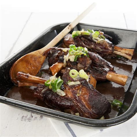 Easy Lamb Shanks Recipe In Maple Syrup Homemade Oven Baked