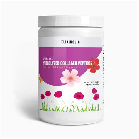 Grass Fed Hydrolyzed Collagen Peptides ELIXIRCLIO