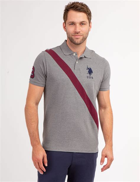 Colorblock Sash Front Pique Polo Shirt Us Polo Assn