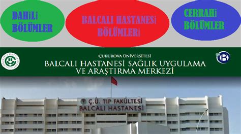 Balcal Hastanesi B L Mleri N Vers Te Hastanes Randevu