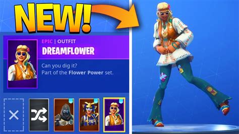 New Dreamflower Skin Showcase With Leaked Emotes Shake It Up