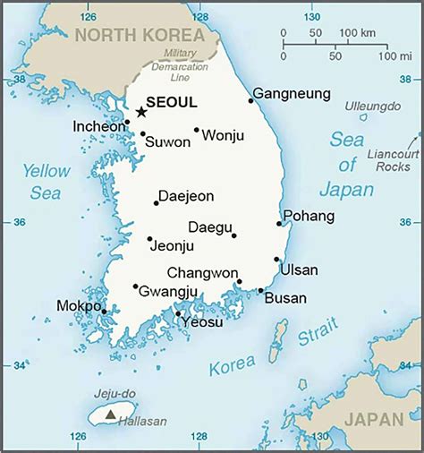 Карта кореи на корейском языке - 95 фото