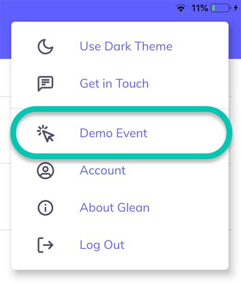 Glean Mobile Demo Event Glean Help Centre