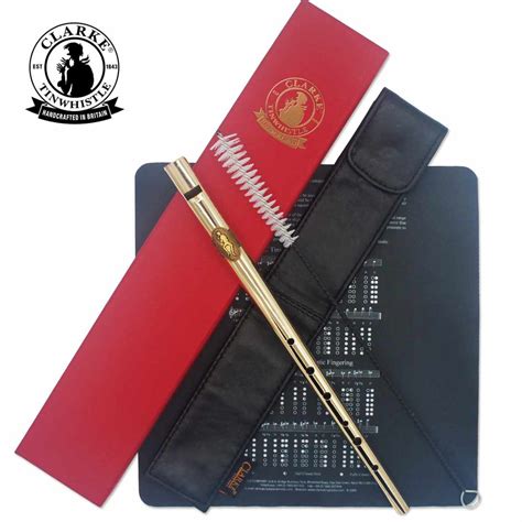 Clarke Gold Plated Original Tinwhistle T Set Clarke Tinwhistle Usa