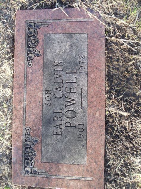 Earl Calvin Powell Find A Grave Memorial