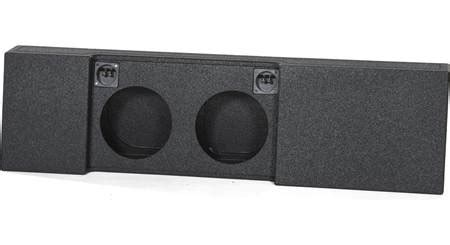 Spl Boxes Sb Bl Custom Fit Dual Sealed Subwoofer Enclosure