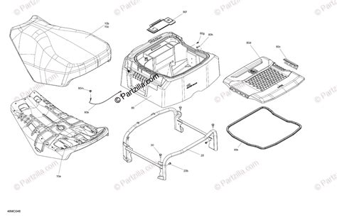 Ski Doo Skandic Sport Efi Ajpc Oem Parts Diagram For Body