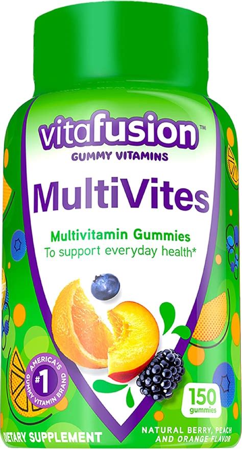 Amazon Vitafusion Multivites Gummy Multivitamins For Adults With