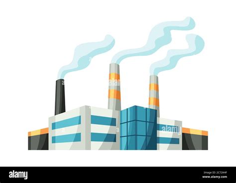 Ilustraci N De F Brica O Edificio Industrial Imagen Vector De Stock Alamy