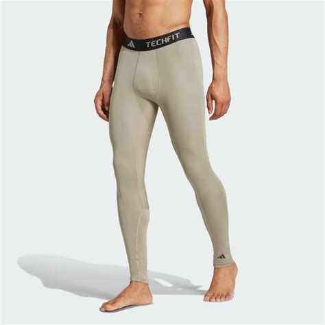 Adidas Techfit Compression Training Long Tights Green Free Shipping