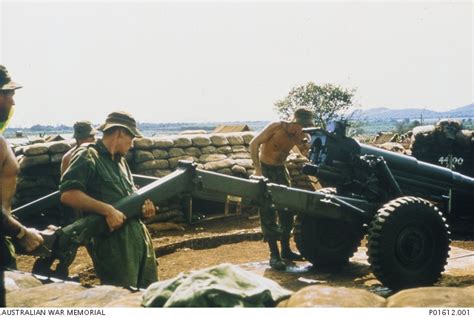 Members Of 101 Field Battery Royal Australian Artillery Manoeuvering