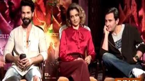 Rangoon Shahid Kapoor Kangana Ranaut And Saif Ali Khan Exclusive