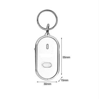 Led Whistle Key Finder Flashing Beeping Sound Control Alarm Anti Lost