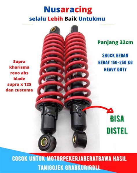 SHOCK BELAKANG VERZA SHOCKBREAKER 320 DAYA BEBAN 250 KG BISA UNTUM RK