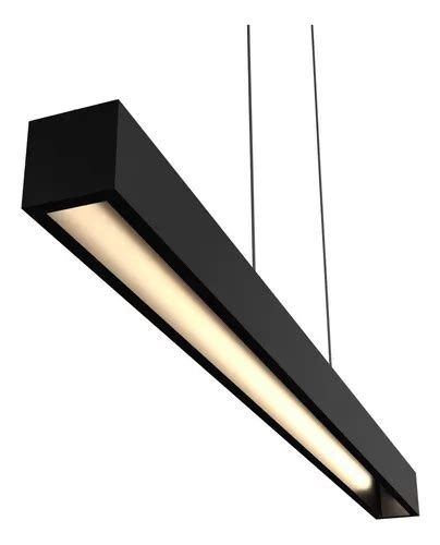 Luminária Pendente E Sobrepor Perfil Linear 130cm Lustre