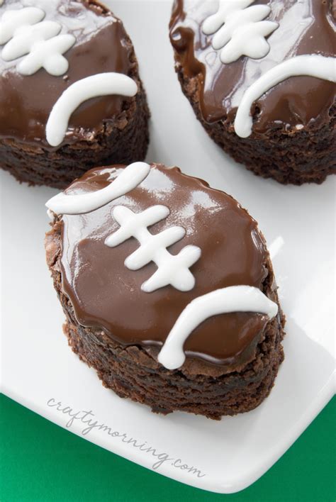 Football Brownies - Crafty Morning