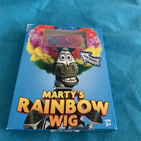 Costumes Dreamworks Martys Rainbow Wig Fits Most Children 3 Poshmark