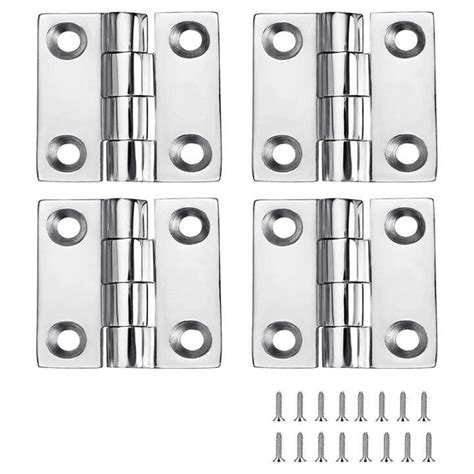 4piece Heavy Duty Stainless Steel Boat Hinges 50mm X 50 Mm Marine