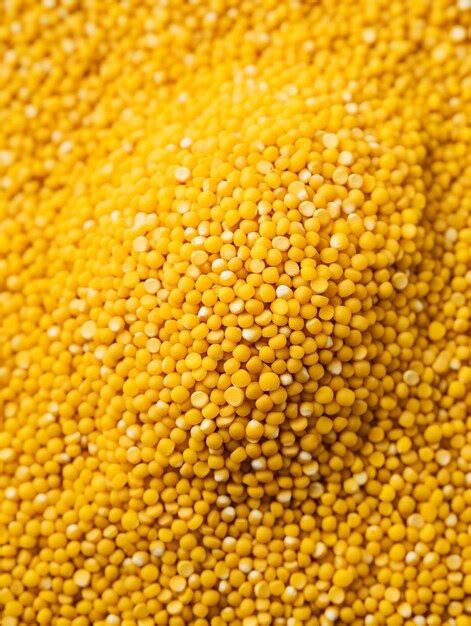 Premium Ai Image Yellow Millet Seeds