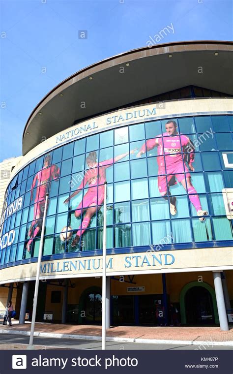 Front View Of The National Stadium Ta Qali Malta Europe Stock Photo