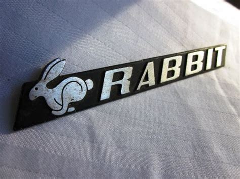 Vintage Vw Rabbit Script Emblem Logo Pinterest Vw And Volkswagen