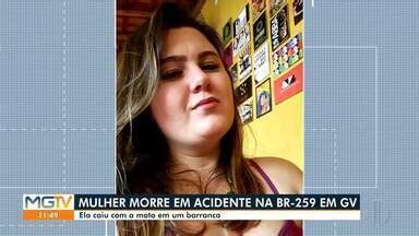 MG Inter TV 1ª Edição Vales MG Mulher morre em acidente na BR 259