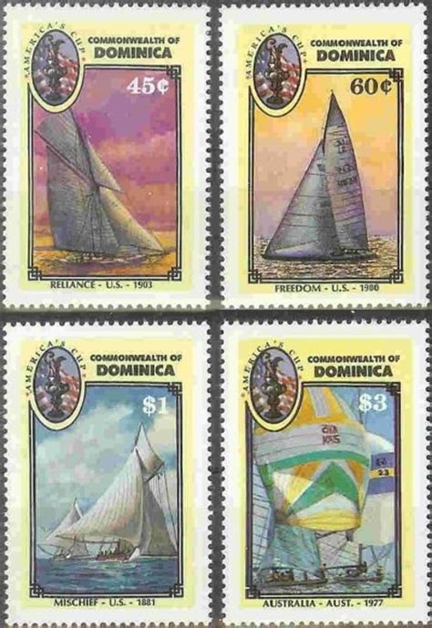 Dominica Stamps Printed By Format International Security Printers Ltd