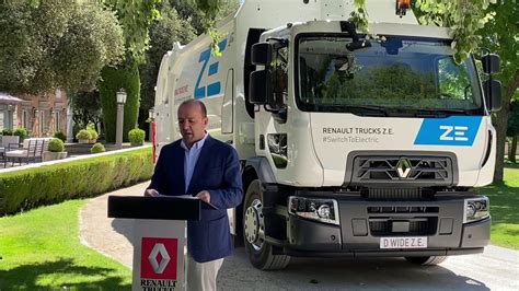 Presentación Del Camión Eléctrico Renault Truck De Recogida De Residuos