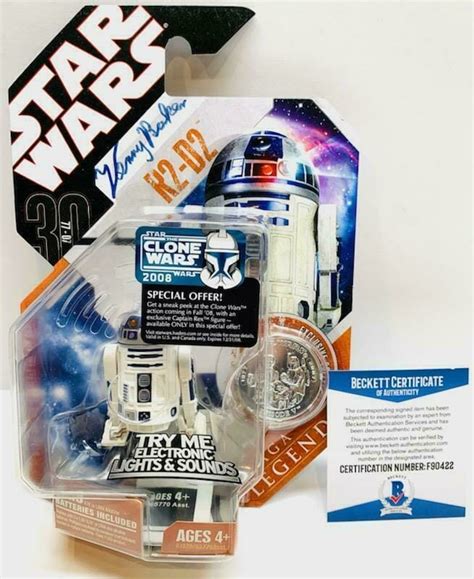 KENNY BAKER Signed Autograph 2007 R2D2 Star Wars New In Package Beckett/BAS COA Opens in a new ...